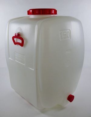 150 liter tank met kraan