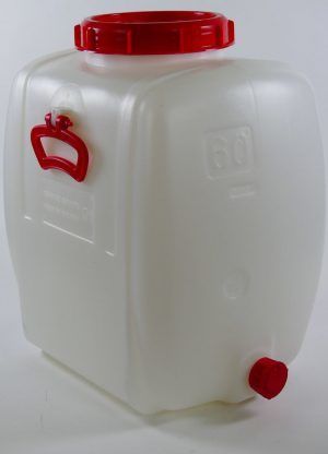 60 liter tank met kraan